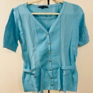 Antonio Melani Women's Medium Light Blue Sweater